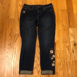 NYDJ Not Your Daughter’s Jeans Alina Ankle Dark Wash Size 4 EUC